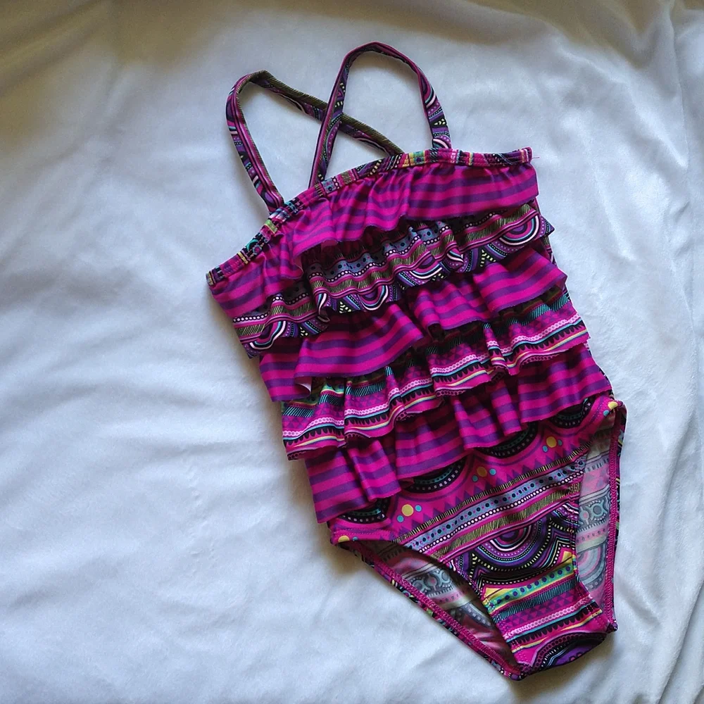 3T: MULTICOLOR SWIM SUIT. Cat & Jack